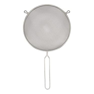 Imagem de Mimo Style, Peneira Coador Redondo Multiuso para Cozinha, Inox, 44cm - Prata