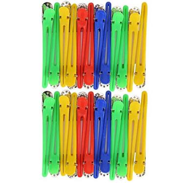 Imagem de Grampeadores de cabelo de alumínio, 24 peças, cabeleireiro, cabeleireiro, cabeleireiro, penteado, ferramenta de pentear, grampos de cabelo (grampo de cabelo)