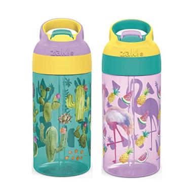 Imagem de Kit coom 2 garrafas infantil Zak Desert Life, com canudo, 473 ml cada