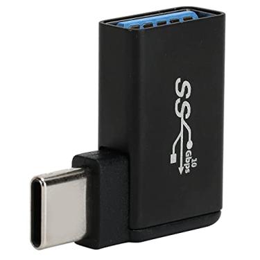 Imagem de Adaptador USB C para USB 3.0 de alta velocidade, design profissional de longa vida útil 90 graus Adaptador USB C para USB 3.0 para trabalho em casa