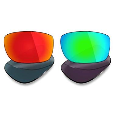 Imagem de 2 pares de lentes polarizadas de substituição da Mryok para óculos de sol Oakley Splinter – Opções