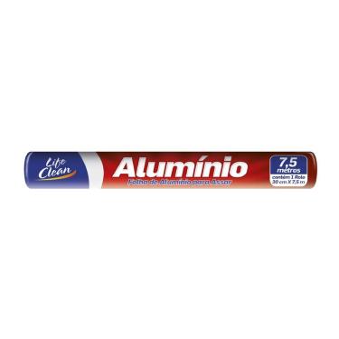 Imagem de Rolo de Alumínio 30cm x 7,5m Life Clean