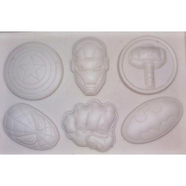 Imagem de Molde De Silicone Heróis, Vingadores, Batman,