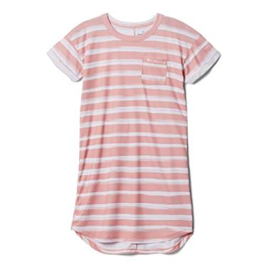 Imagem de Columbia Vestido para meninas Little Parker Ridge, listra de pincel de recife de coral, pequeno