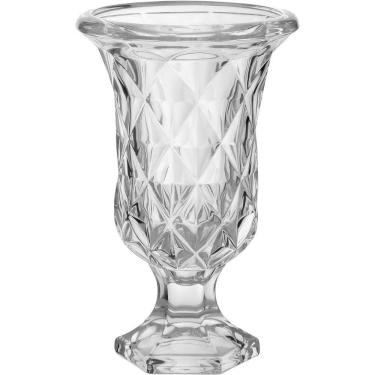 Imagem de FULL DIAMOND VASO 23x15x15cm CRISTAL ECO TRANSP