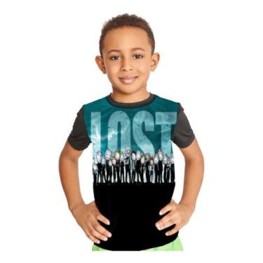 Imagem de Camiseta Infantil Lost Meme Derp Ful Print  Ref:689 - Smoke