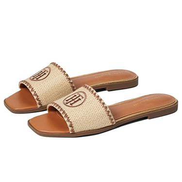 Imagem de Tommy Hilfiger Sandália feminina Pezley, Leve e natural., 37