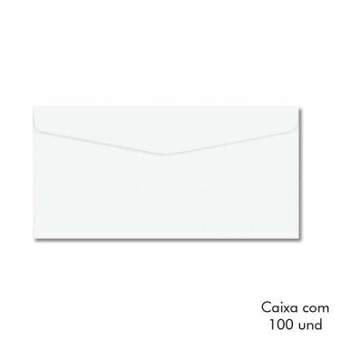 Imagem de Envelope Ofício Branco 114X229mm Cx C/100 Und Scrity
