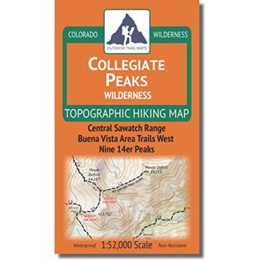 Imagem de Collegiate Peaks Wilderness - Colorado Topographic Hiking Map (2018)