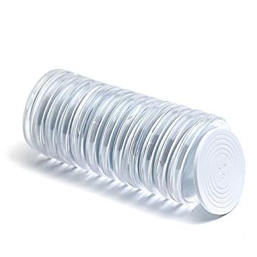 Imagem de 20 peças x 46 mm armazenamento coleção de moedas redondas organizadas + arruelas combinando