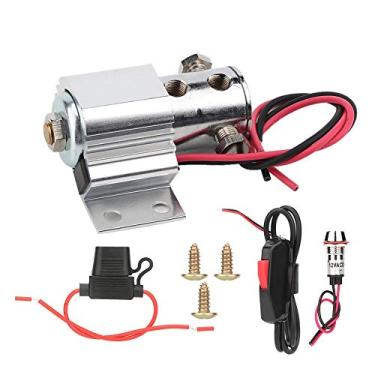 Imagem de KIMISS Trava de linha de freio, kit elétrico com trava solenoide e trava de freio de controle de rolo, acessório para suporte de colina