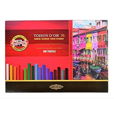 Imagem de KOH-I-NOOR TOISON D'OR 8585 Pastéis macios para artistas (pacote com 36)