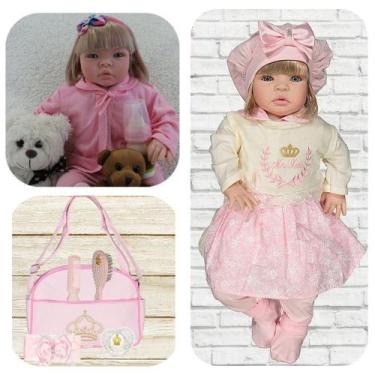 Boneca Kawaii Tipo Reborn C/ Bolsa Maternidade + 23 Itens - Cegonha Reborn  Dolls - Bonecas - Magazine Luiza