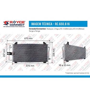 Imagem de Condensador Celta 2003 Ate 2005 Fluxo Paralelo 93370601