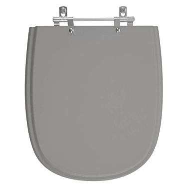 Imagem de Assento Sanitario Poliester Sabatini Cinza Escuro para vaso Icasa