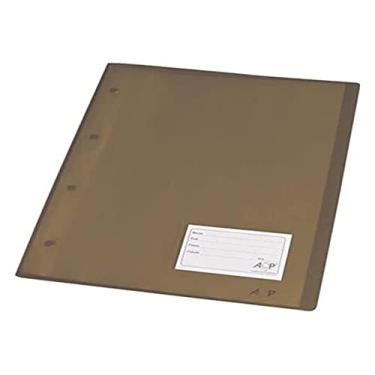 Imagem de ACP Pasta Catálogo PP c/ 10 plásticos médio ACP Fumê - Ref 1037