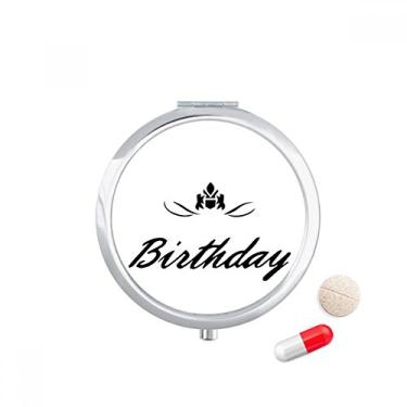 Imagem de Happy Birthday Presents Blessing Beautiful porta-comprimidos, caixa de armazenamento de remédios