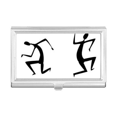 Imagem de Egito Abstrato Totem Fresco Porta-cartões Engraçado Carteira de Bolso