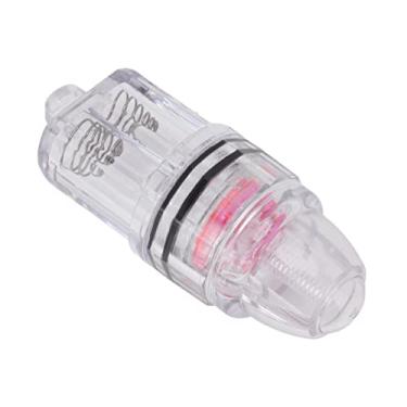 Imagem de Luz de Peixe Subaquática, Luz de Pesca de Gota Profunda de Plástico Transparente AA Alimentada por Bateria LED Luz de Pesca Atrativos para Pesca de Pesca Em água Doce (Vermelho)