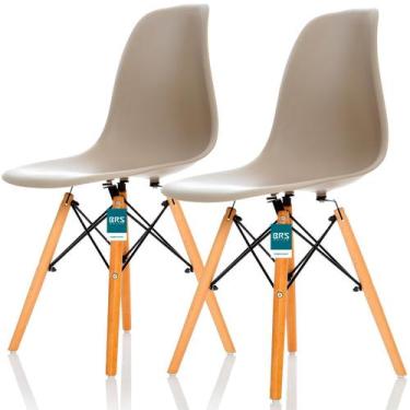 Imagem de Conjunto 2 Cadeiras Charles Eames Eiffel Nude - Brs - Brs Decor
