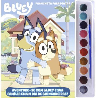 Imagem de Bluey Prancheta para Pintar com Aquarela