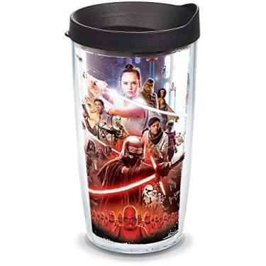 Imagem de Pôster Tervis Star Wars Episódio IX sem BPA Copo de viagem com isolamento e tampa. 473 ml - Tritan. transparente