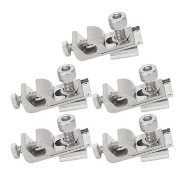 Imagem de Componentes de Grampo de Aterramento Fotovoltaico de Primeira Linha - Grampos de Terminal de Cabo de Suporte Premium Trilho - Proteção Máxima contra Raios - Blocos de Desconexão