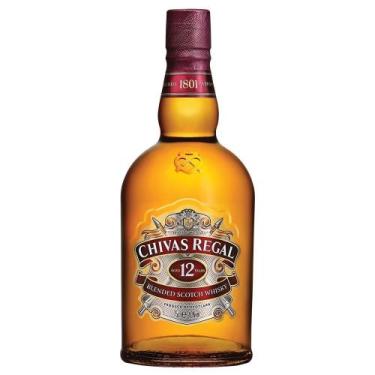 Imagem de Chivas Regal 12 Anos Blended Scotch Whisky Escocês 1000ml
