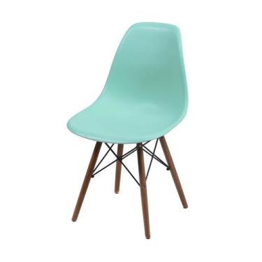 Imagem de Conjunto 4 Cadeiras Eames Cozinha Jantar 46X80x42cm Azul Tif - Or Desi