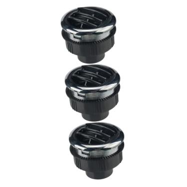 Imagem de Totority 3 Peças Defletor De Ventilação De Ar Condicionado Defletor De Ventilação Rv Tampa De Ventilação Ac Substituição Redonda Ventilação De Ar Do Carro Rv Telhado Ar Condicionado
