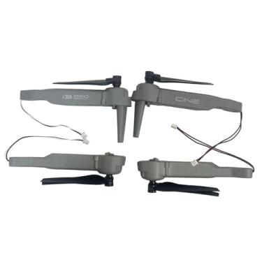 Imagem de Dynwave Conjunto de braço de motor de drone, peça profissional com acessório de motor, montagem frontal e traseira para substituição de quadricóptero Z908 Pro, cinza