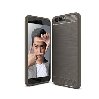 Imagem de Capa para Huawei Honor 9, capa de material de fibra de carbono, macia, antiderrapante, antiimpressões digitais, capa totalmente protetora para Huawei Honor 9