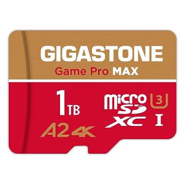 Imagem de [Recuperação de dados gratuita de 5 anos] Cartão micro SD GIGASTONE de 1 TB, Game Pro MAX, até 150/140 MB/s, cartão de memória MicroSDXC para Nintendo-Switch, SteamDeck, vídeo UHD 4K, UHS-I A2 V30 U3