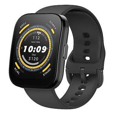 Imagem de Relógio Inteligente Amazfit Bip 5, GPS, Chamadas Bluetooth, Bateria de 10 dias, Tela ultra grande, Rastreamento de passos, Alexa Built-In, AI Fitness App (Black)