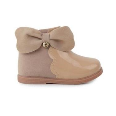 Imagem de Bota Infantil Feminina Klin Miss Mini Nude - 1680-Feminino