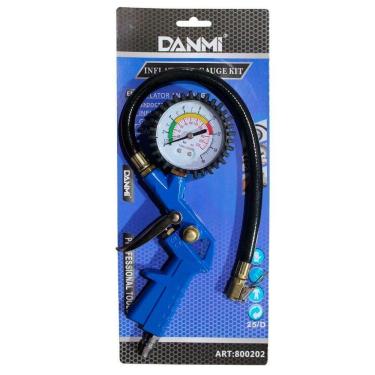Imagem de Pistola Calibradora De Pneus Com Manômetro Danmi