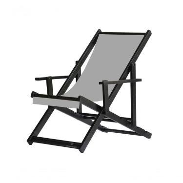 Imagem de Espreguiçadeira Preguiçosa Dobrável Black Cb-cinza
