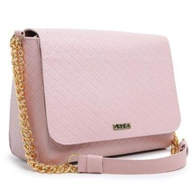 Imagem de Bolsa Feminina Flap Tampinha Matelasse Forrada Alça Corrente-Feminino