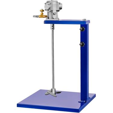 Imagem de Misturador pneumático de tinta, agitador de ar de tinta manual de 5 galões, com suporte de elevação, velocidade ajustável, ferramenta de mistura para produtos químicos de tinta líquida visco