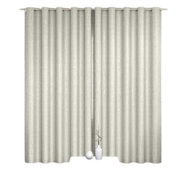 Imagem de Cortina Cetim Cristal Blackout Corta Luz Film 2,00X1,70Alt