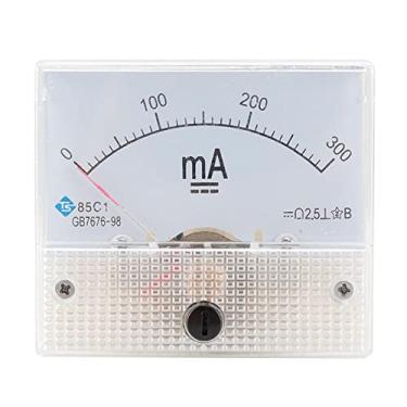 Imagem de Amperímetro medidor de painel de agulha DC Ampere, alta precisão, escalas claras, fiação fácil - para estabilizador de tensão, gabinete de distribuição de energia e banco de teste - - 0-300 MA