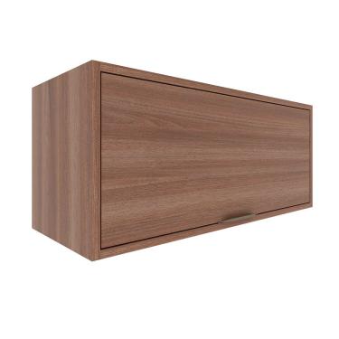 Imagem de Armário Aéreo 80cm Louise Móveis Sul 1 Porta 5155 - Nogal