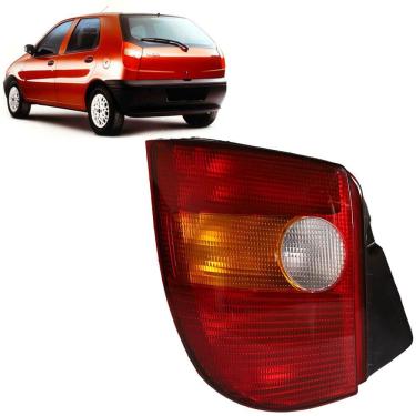 Imagem de Lanterna Traseira Palio Fiat Tricolor 1996 Até 2000 Âmbar