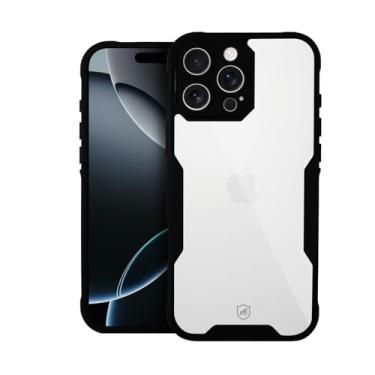 Imagem de Gshield Capa Case Capinha Dual Shock Sense Preta Acabamento Premium Proteção Contra Arranhões, Quedas e Impactos para (iPhone 16 Pro Max)