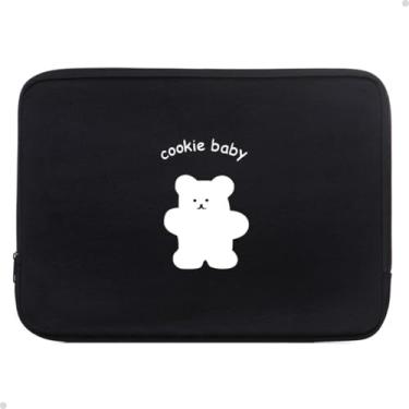 Imagem de Bolsa Para Notebook Laptop Macbook Executiva Masculina Feminina (Urso, 13,3")
