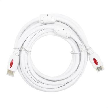 Imagem de Cabo Hdmi 2.0 4K Ultra Hd 3D, Branco - 15 Metros - Cirilo Cabos