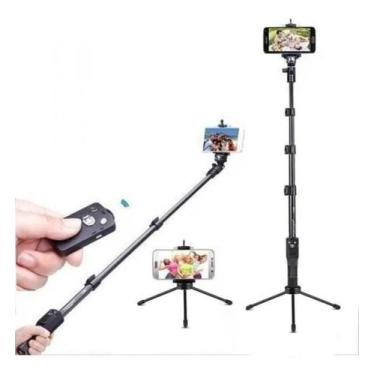 Imagem de Kit Mini Tripé 228 Bastão Pau Selfie Monopod 1288 Yunteng