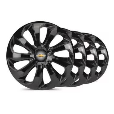 Imagem de Jogo Calota Velox Pto Aro 14 Para Prisma 2009 2010 2011 - Elitte Motor