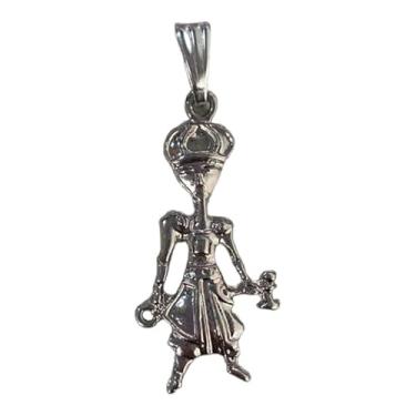 Imagem de META ATACADO, Escolha Seu Guia - Pingentes Orixás Umbanda Candomblé Metal CorCor:Xangô Imagem 3,3cm Niquelado