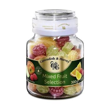 Imagem de Balas Frutas Mixed Fruit Cavendish & Harvey Vidro 300 Gr